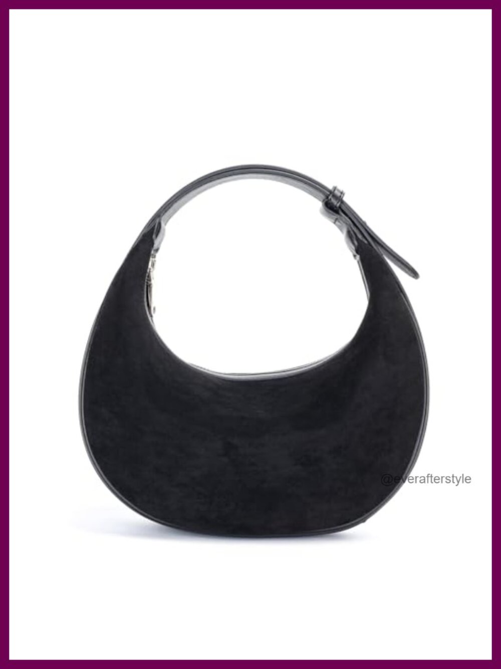 Suede Leather Hobo Shoulder Crossbody Bag for Women Vegan Faux